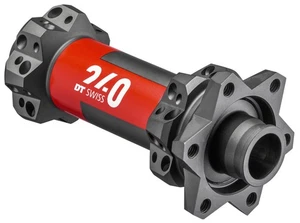 DT Swiss 240 Front Hub - 15 x 110mm, 6-Bolt Disc, straight Pull, 28h, Black/Red - Picture 1 of 1