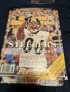 VINTAGE 2006 Sports Illustrated Steelers Super Bowl XL Magazine Hines Ward - Picture 1 of 4