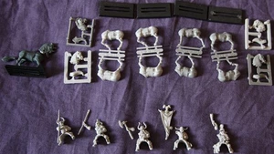 5 x Mounted Chaos Marauder Horsemen with Command Unit, Warhammer Fantasy Battles - Picture 1 of 12