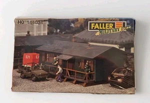Faller 144034 HO Military Hut Model Building Kit Sealed - Picture 1 of 2