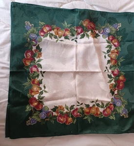 6er Set Weihnachten Stechpalme Beere Stoffservietten 18 1/2" Quadrat Urlaub - Bild 1 von 5