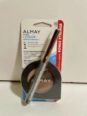 Almay Intense i-Color Everyday Neutrals 110 Blue Eyes + Bonus Eyeliner - Image 1 of 2