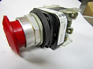 ✌️ALLEN BRADLEY 800H-FRXT6B TWIST PUSH BUTTON 30,5MM 2 POS. (2) 800T-XA KONTAKTE - Bild 1 von 6