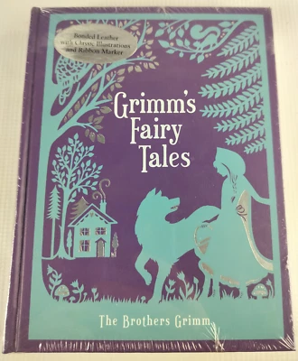 Grimm's Fairy Tales by The Brothers Grimm - SEALED - Leather Bound, Gilded Edges - Image 1 of 4