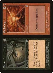 PAIN SUFFERING X 4 E/X+ INVASION MAGIC THE GATHERING - Picture 1 of 1