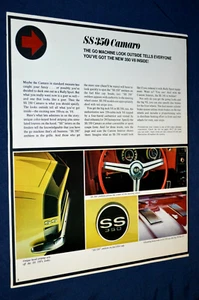 1967 Chevy Camaro SS 350 / RS Convertible Original Large Dealer Advertisement Ad - Bild 1 von 2