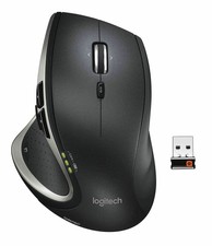 Logitech Performance MX Wireless Mouse Darkfield Laser Mice ERGONOMIC + USB
