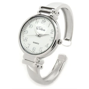 Reloj brazalete plateado delgado para mujer - Imagen 1 de 3