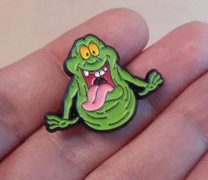 SLIMER GHOSTBUSTERS Lapel Pin enamel hat bag pinback badge cartoon movie ghost - Picture 1 of 3