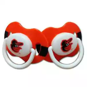 Baltimore Orioles Solid Pacifier (2 pack) - Picture 1 of 1
