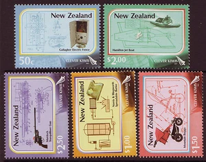 JUEGO DE 5 KIWIS INTELIGENTES NUEVA ZELAND 2007 SIN MONTAR COMO NUEVOS - Imagen 1 de 1