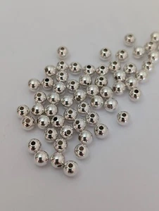 925 Sterling Silver Beads, Heishi Twisted Tubes, Tubes, Round 2mm 2.5mm 3mm 4mm - Picture 1 of 14