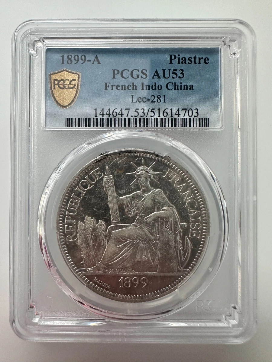 希少　1 Piastre 1901年発行 フランス領インドシナ紙幣　旧紙幣 希少 1 Piastre 1901年発行 フランス領インドシナ紙幣 旧紙幣