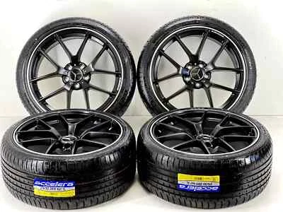 Llantas de máquina MERCEDES BENZ 19x8 19x9 negras llantas neumáticos c300 c350 e350 e400 cla Foto 1 de 4