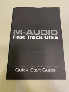 M-Audio Fast Track Pro Manual ONLY Instructions - Picture 1 of 2