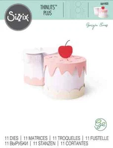 Sizzix Thinlits Plus CAEK BOX by Georgia Evans Metal Cutting Dies 664400 NEW - Picture 1 of 10