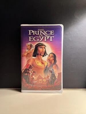 The Prince of Egypt VHS Clamshell Case Dreamworks Pictures Rated PG Vintage Foto 1 de 4