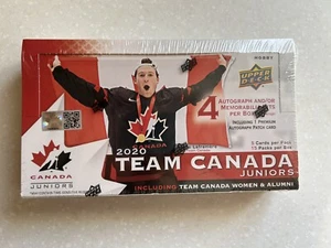 2020 Upper Deck Team Canada Juniors Sealed Box (4 HITS) - Picture 1 of 8