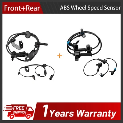 4pc ABS Wheel Speed Sensor For Silverado 1500 Sierra 1500 4-Door 07-13 4.8L 5.3L - Image 1 of 4