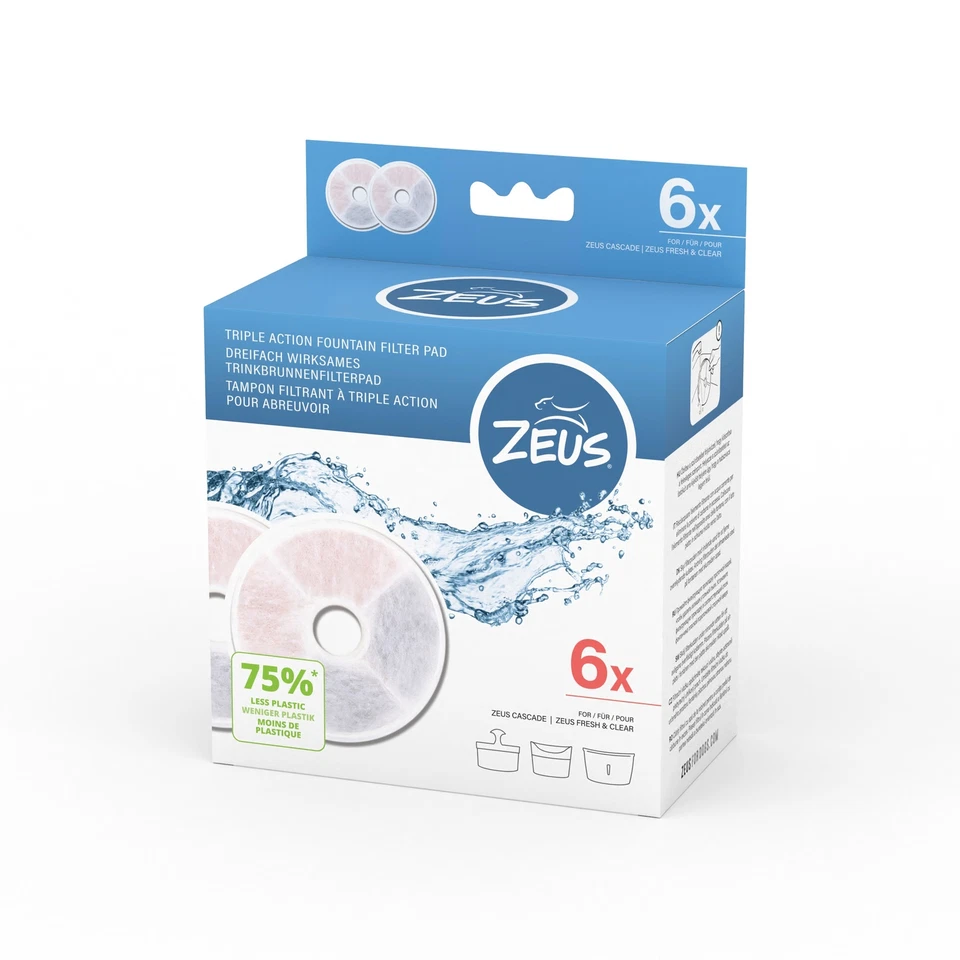Zeus 6er-Pack Triple Action Filter - rahmenlos - Bild 1 von 1
