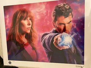 Impresión Doctor Who 60 Aniversario El Decimocuarto Doctor y Donna Noble - Imagen 1 de 1