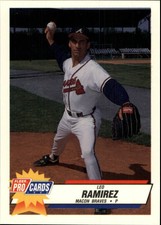 1993 Macon Braves Fleer/ProCards #1398 Leo Ramirez