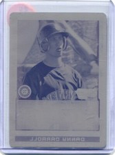 2009 Bowman Chrome - DANNY CARROLL - Printing Plate 1 of 1 - SEATTLE MARINERS