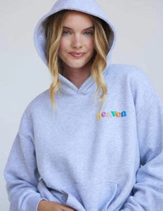 Sudadera con capucha unisex Heaven Heather gris - Imagen 1 de 18