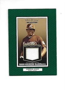 2005 UPPER DECK ORIGINS Old Judge Game Used Jersey ANDRUW JONES (Braves) - Picture 1 of 2
