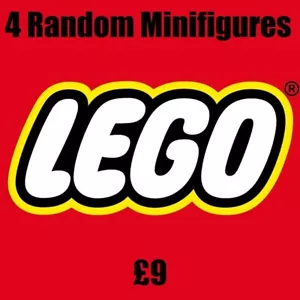 More details for 4 mystery genuine lego minifigures bundle