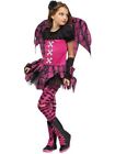 Punk Rock Pink Plaid Fairy Girl's Costume Medium 8-10 Years