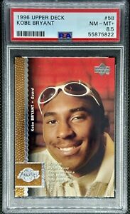1996-97 Upper Deck Kobe Bryant Rookie PSA 8.5 Card #58