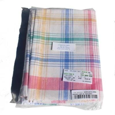 Ensemble de 6 torchons METIS Lin / Coton vintages - Photo 1/4