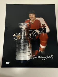 Dave Schultz Signed (JSA) Flyers 16x20 Photo /Inscribed "The Hammer" - Picture 1 of 4