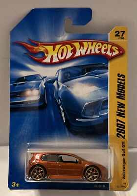 Hot Wheels 2007 New Models Volkswagen Golf GTI Copper - Image 1 of 4