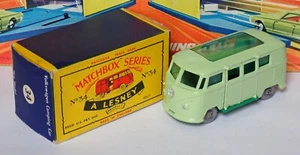 Matchbox 34b Volkswagen Caravette Very Near Mint in Very Near Mint Box GPW - Picture 1 of 6