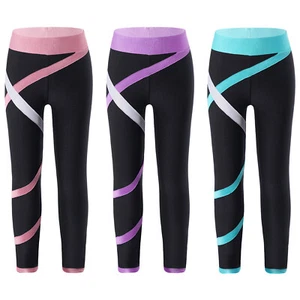 Girls Jogger Pants Workout Running Pants High Waist Athletic Sport Tight Pants - Picture 1 of 87