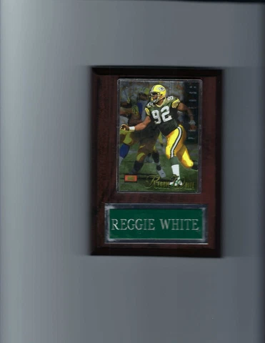 REGGIE WHITE PLAQUE GREEN BAY PACKERS FOOTBALL NFL   C Cover