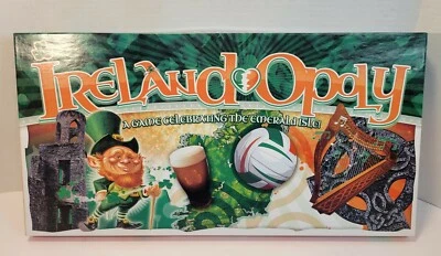 Ireland-Opoly Monopoly Board Game Celebrating The Emerald Isle Irish New Sealed - Image 1 of 4