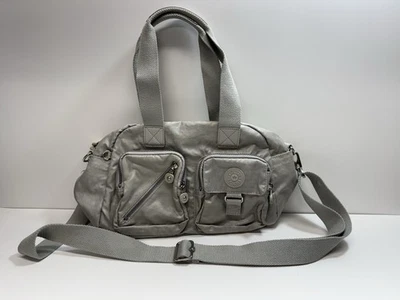 Kipling Defea наплечная сумка серый/металлик серебро  - Изображение 1 из 4