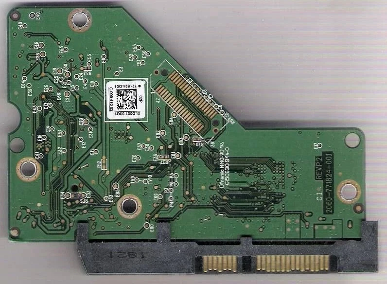 Scheda PCB Controller Disco Rigido Elettronica 2060-771824-006 WD10EZEX-07ZF5A0 - Immagine 1 di 1