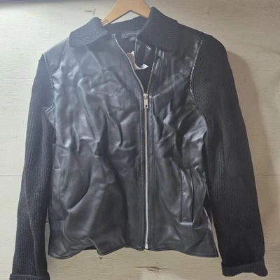 Chaqueta Ann Taylor Moto Para Mujer Talla XS Negra Cremallera Completa Nueva Con Etiquetas Foto 1 de 4