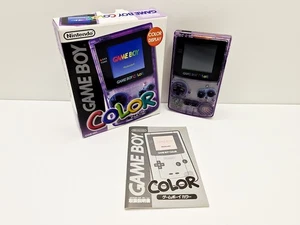 Game Boy Color Clear Purple Konsole Modisch mit LCD Display - Bild 1 von 20