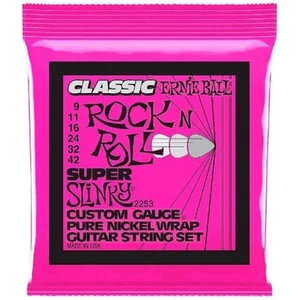 2253 Ernie Ball Classic Rock'n'Roll Super Slinky 9-42 Saiten für E-Gitarre - Bild 1 von 5