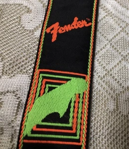 Fender Gitarrengurt verstellbar Vintage Zubehör Hamaokamoto Neonfarben E894 - Bild 1 von 5