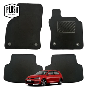 Car Mats for Volkswagen Golf Mk7 2012-2020 Tailored Custom Fit Black Floor Mat - Picture 1 of 8