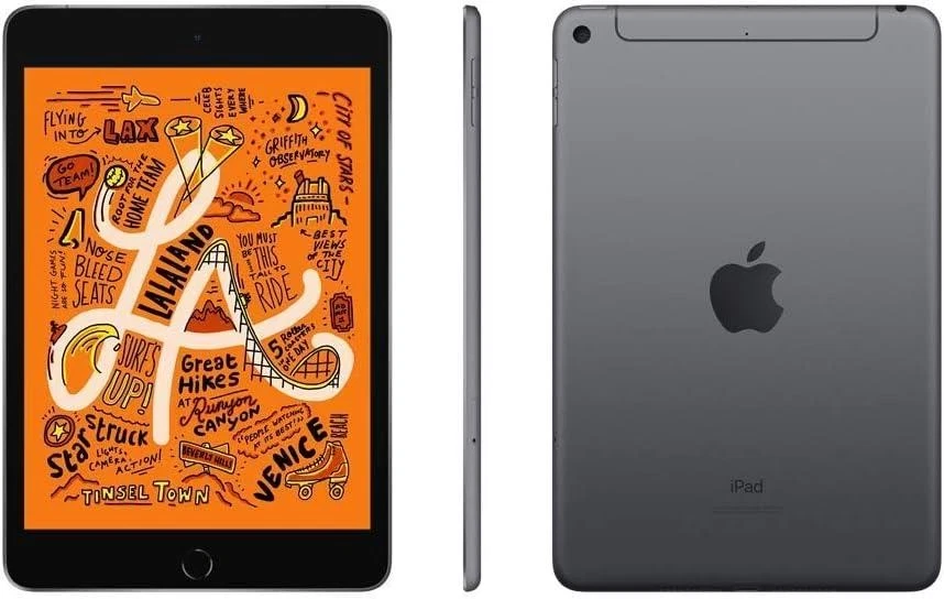 Apple iPad mini 5 (5th Gen) 64GB Wi-Fi Cellular Unlocked 7.9" Space Grey - Image 1 of 4