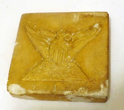 ANTIQUE CASTING MOLD / PATTERN BLOCK – PATRIOTIC EAGLE – VANDERGRIFT PA - Image 1 of 3