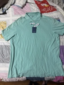 Crown & Ivy Sun Washed Polo Aqua Fleur Xxl - Picture 1 of 6