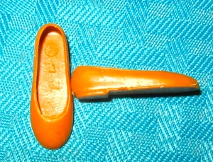 DE COLECCIÓN MOD BARBIE PARA ACCIÓN EN VIVO ROPA BARBIE MODA ZAPATOS PLANOS TAIWÁN - Imagen 1 de 5